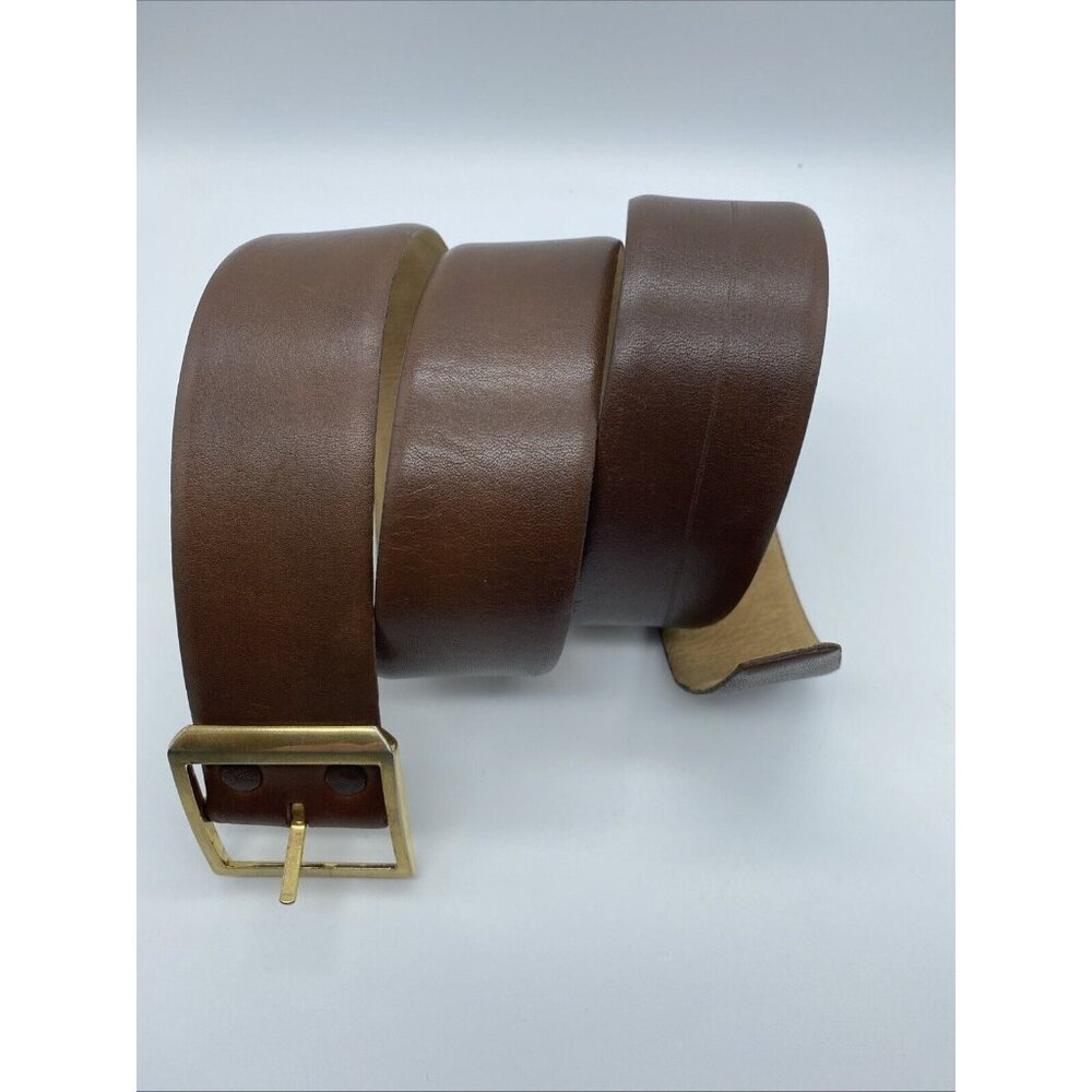 Harness House Brown Genuine Leather Belt Men's Size 38 Steerhide 5020